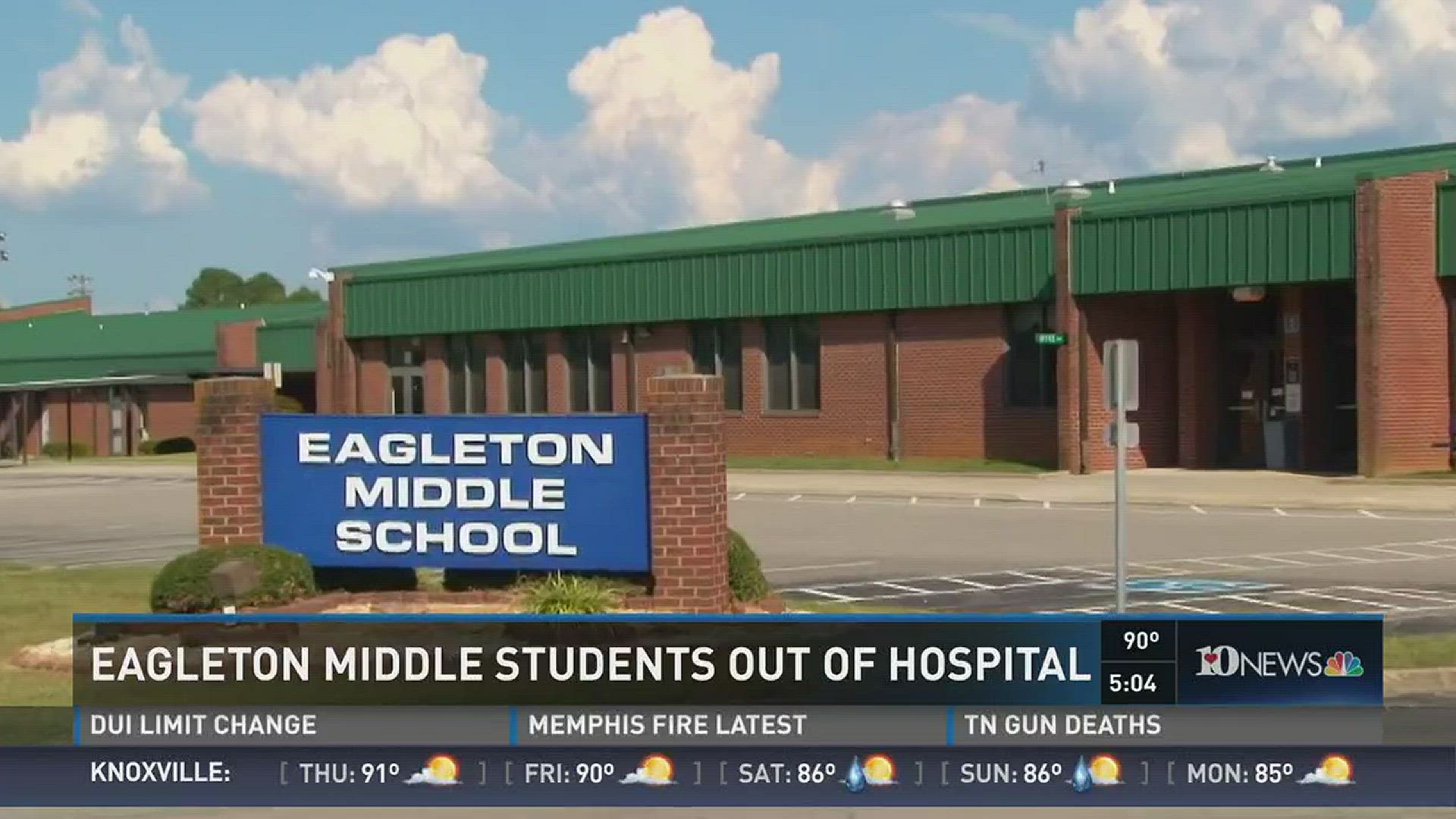 Eagleton Middle School students out of hospital