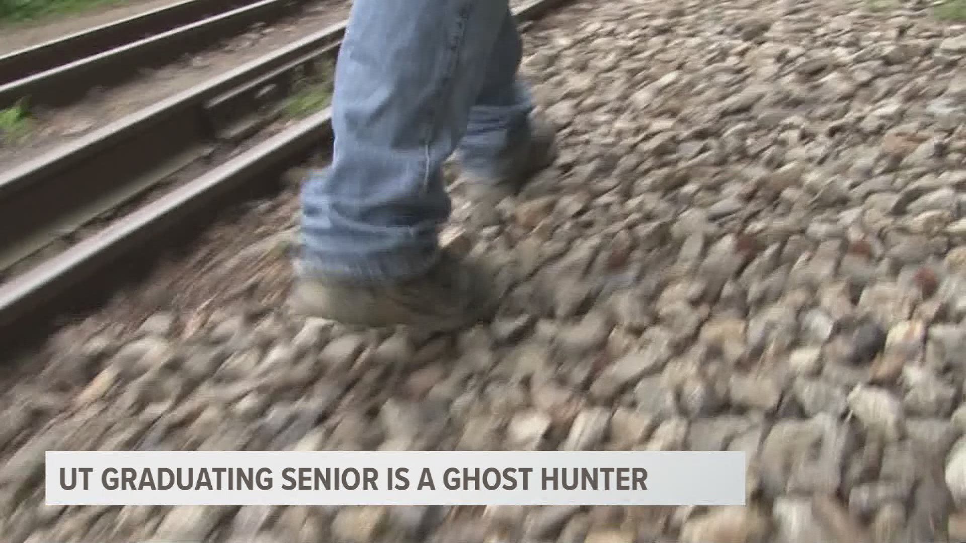 A student about to graduate from the University of Tennessee is also a ghost hunter.
