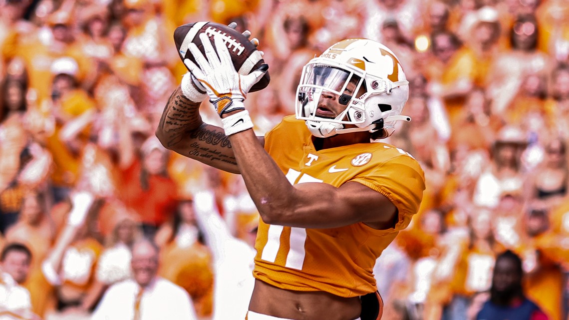 Tennessee's Jalin Hyatt wins Biletnikoff Award as nation's top WR | 