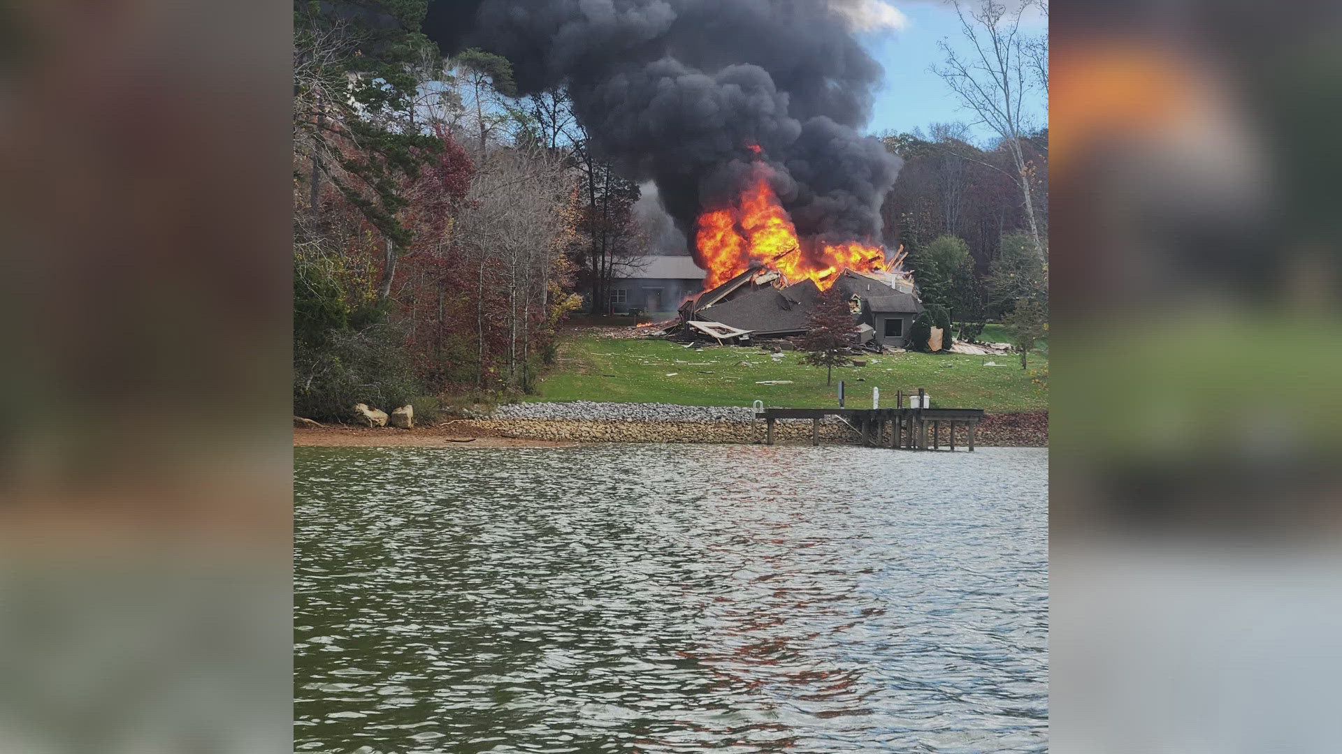 The explosion was reported at a lakeside house in the Choto area of West Knox County. No injuries have been reported.