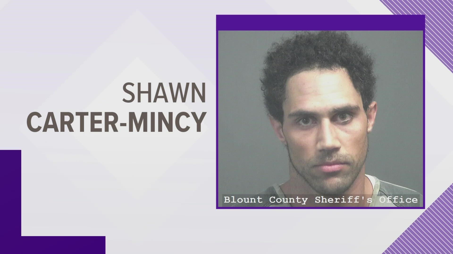 According to U.S. Marshals, Shawn Carter-Mincay was wanted out of Knox County, Indiana, for shooting a family member twice with a handgun during a domestic dispute.