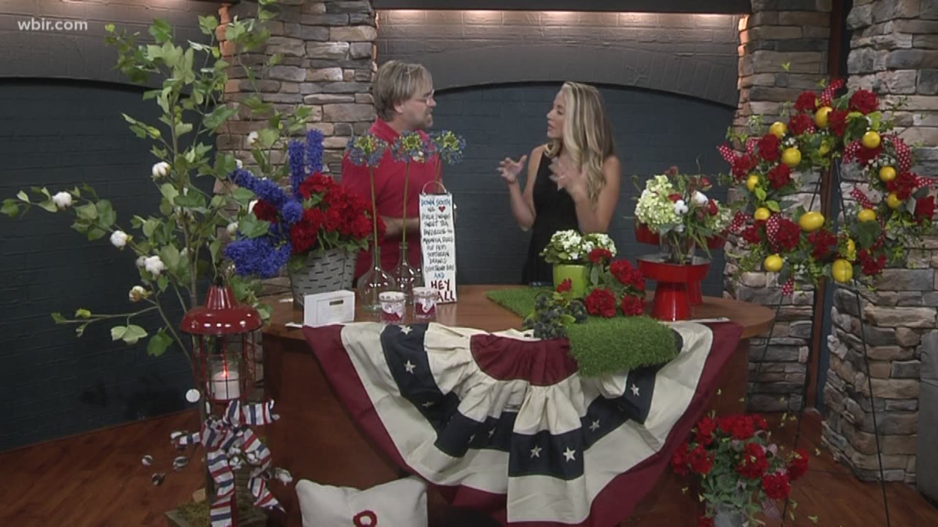 Sam Franklin shares some decorating tips for the 4th of July.