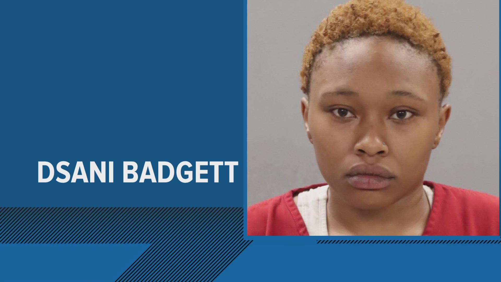Dsani Badgett was taken into custody after deputies said she shot and killed her lover after accusing him of cheating on her.