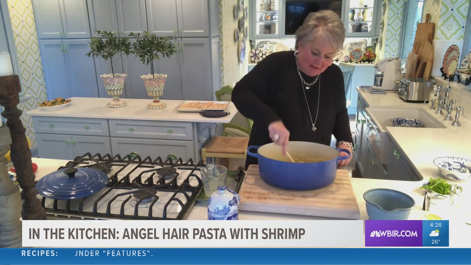 Joy McCabe shares her Angel Hair Pasta with shrimp recipe.