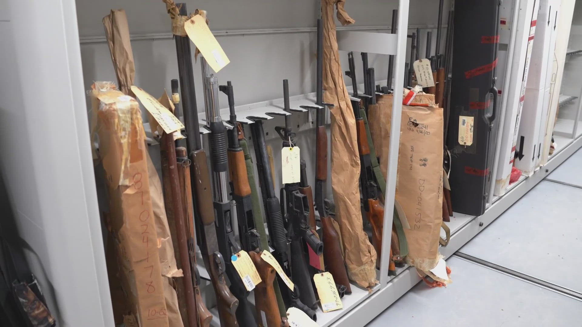 A Tennessee law prohibits law enforcement agencies from destroying confiscated weapons. Many choose to sell or trade the gun with an authorized firearms dealer.