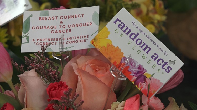 Buddy Check 10: Two Knoxville nonprofits partner to deliver flowers to breast cancer fighters