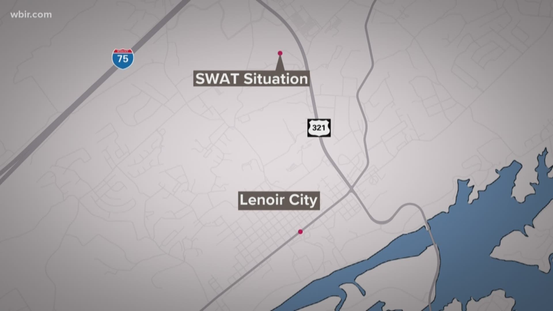 The Loudon County Sheriff's Office said it called in the BCSO SWAT team to assist after a man led them on a pursuit and locked himself inside an apartment at Town Creek Village Apartments Saturday morning.