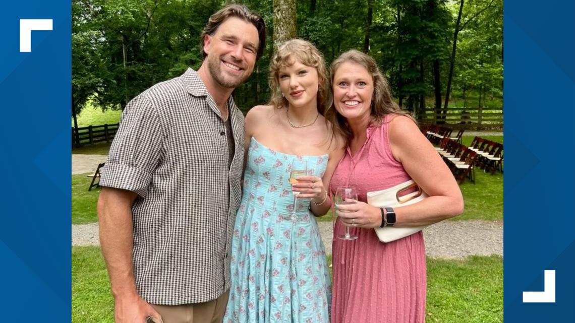 Taylor Swift, Travis Kelce spotted at wedding in Knoxville - WBIR