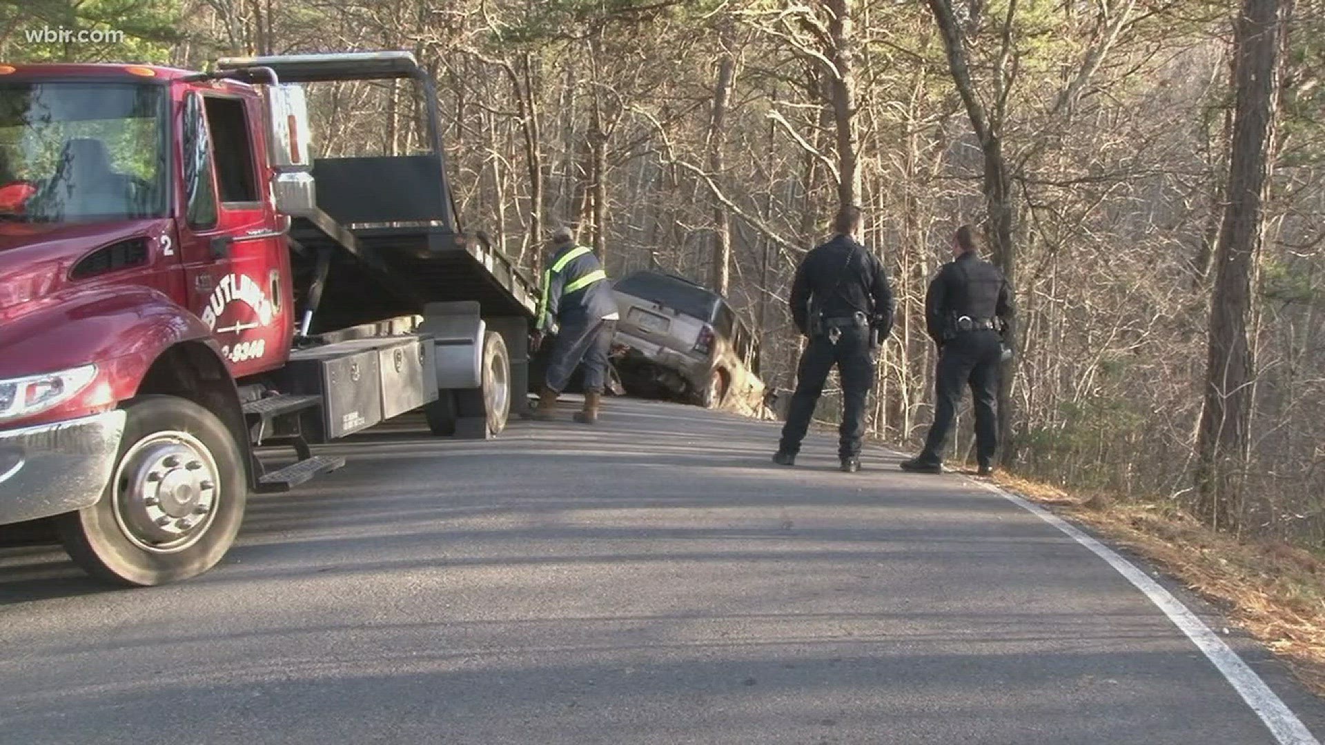 The crash happened around 3 p.m. in the Top of the World area of Blount County between Foothills Parkway and Chilhowee View Road, according to dispatch.