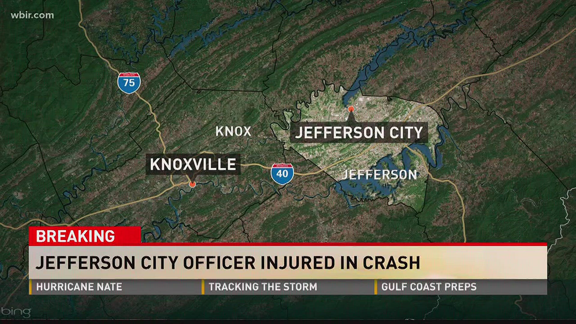 Jefferson City crash leaves one person dead, an officer in serious condition.