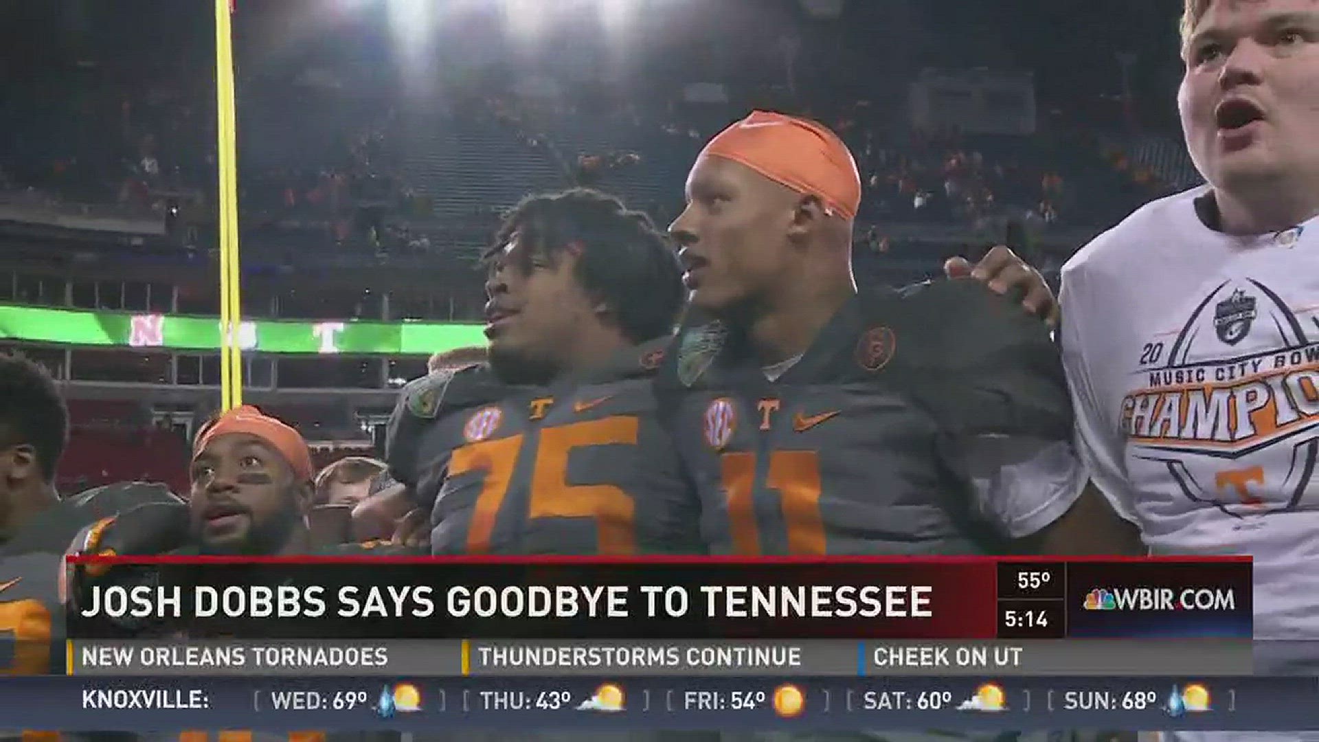 Josh Dobbs named a Tennessee Torchbearer