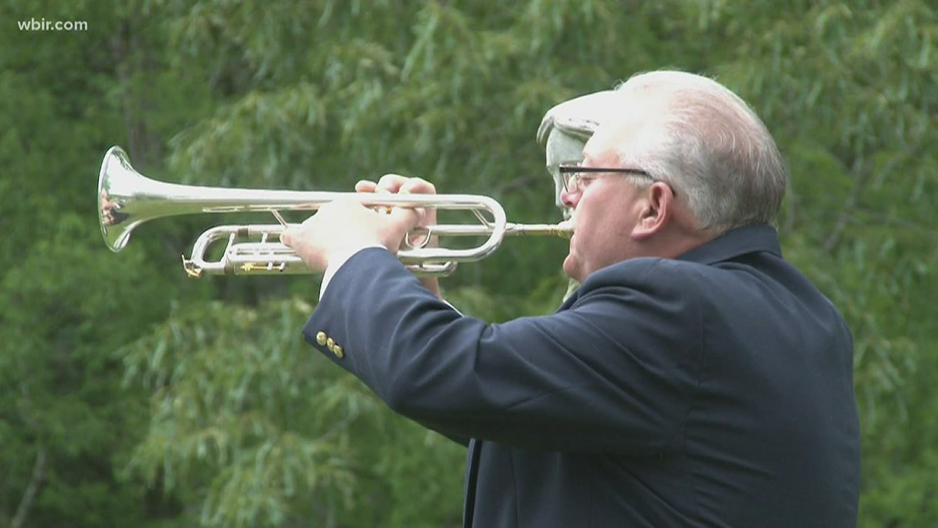 The nationwide event encouraged musicians to play Taps at 3 p.m. Memorial Day to remember the fallen.