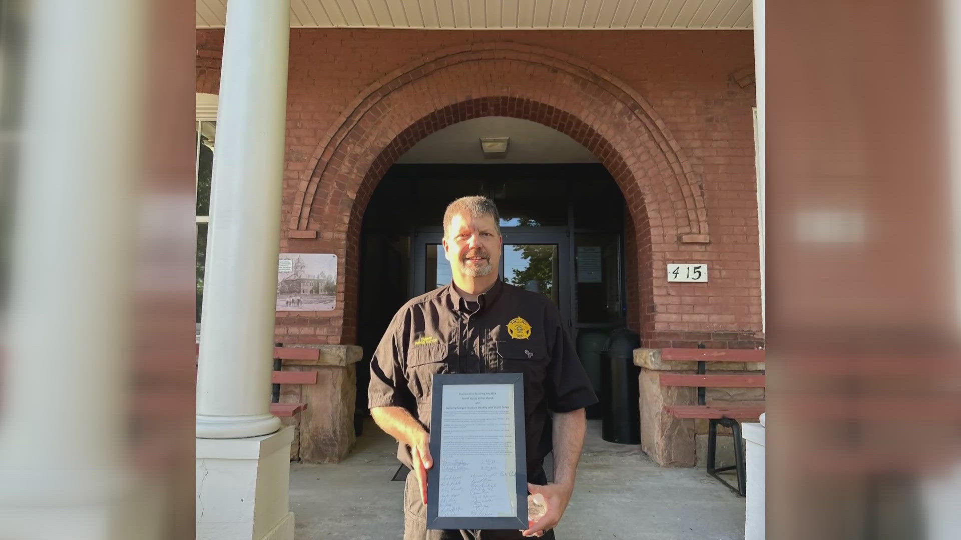 July is "2024 Standing With Sheriff Wayne Potter Month" in Morgan County after commissioners made it official at a meeting last week.