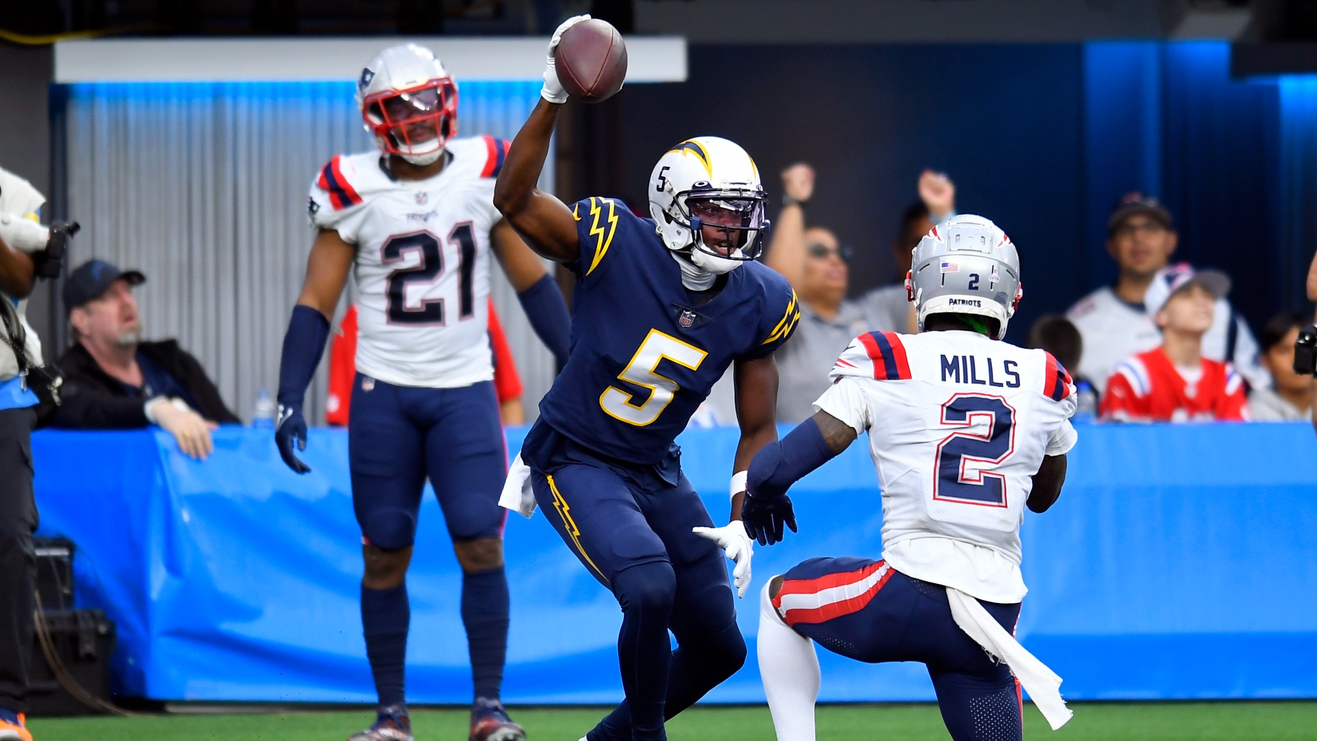 WATCH: VFL Josh Palmer grabs first NFL career receiving touchdown ...