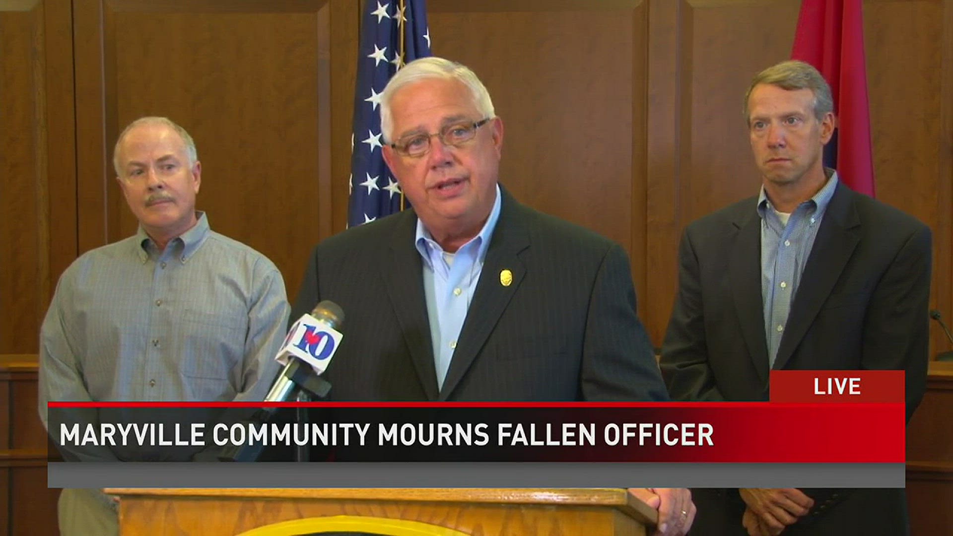 Maryville Police Chief Tony Crisp addressed the media on Friday afternoon on Kenny Moats.