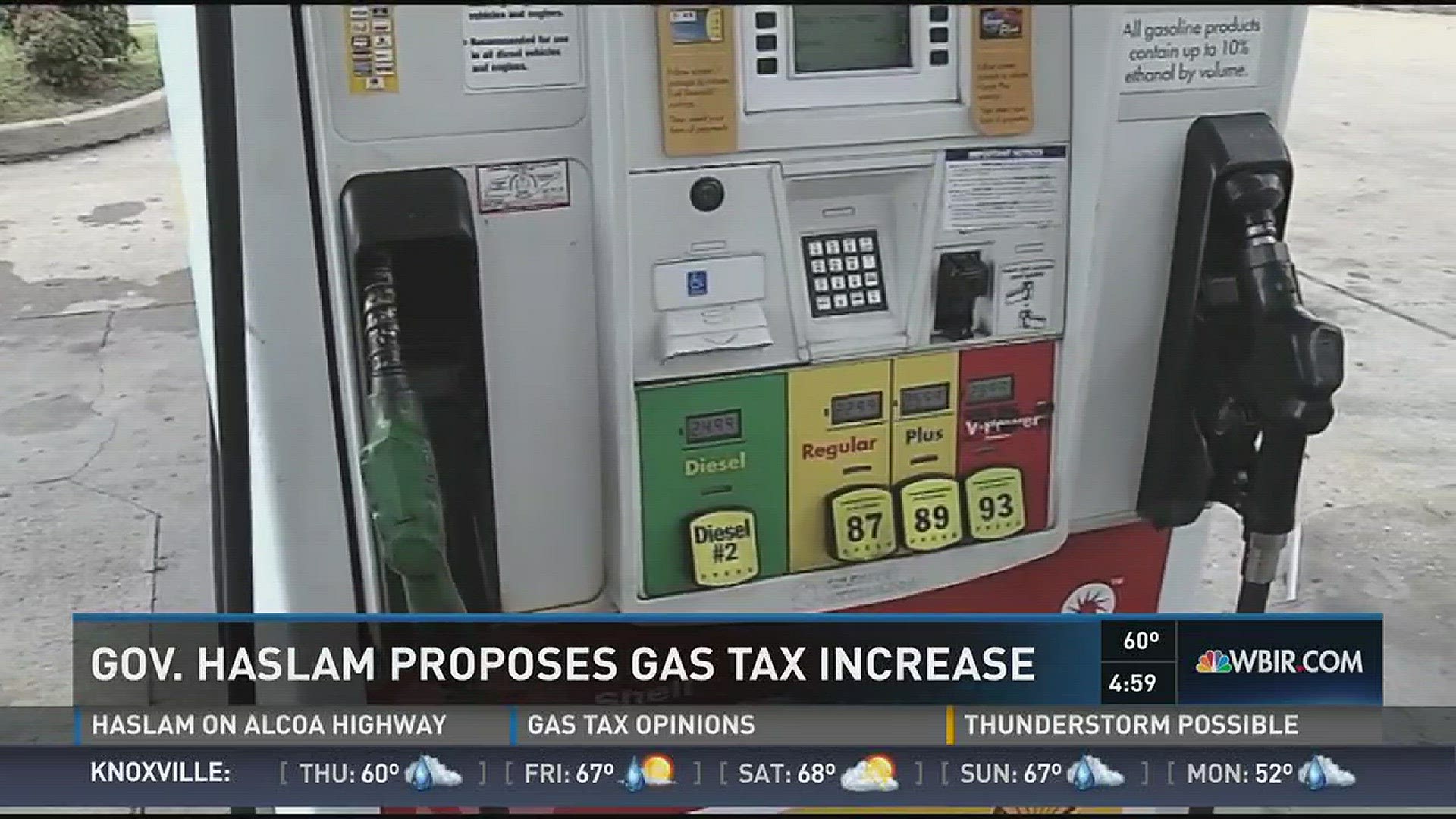 Jan 18, 2017: Governor Haslam proposed a 7-cent increase to the consumer gas tax to fund infrastructure improvements and repairs.