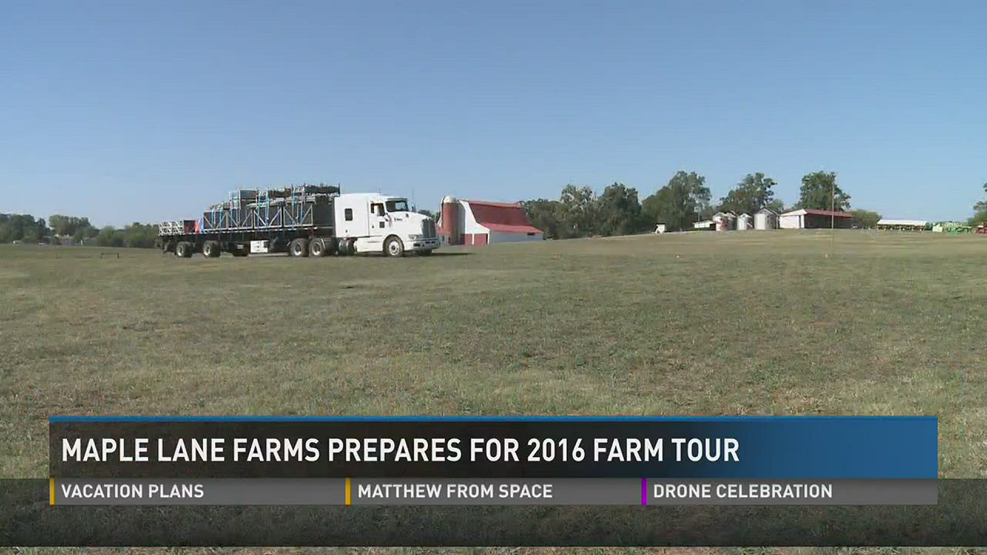 Oct. 5, 2016: Maple Lane Farms in Greenback is preparing for country singer Luke Bryan to perform there Thursday.