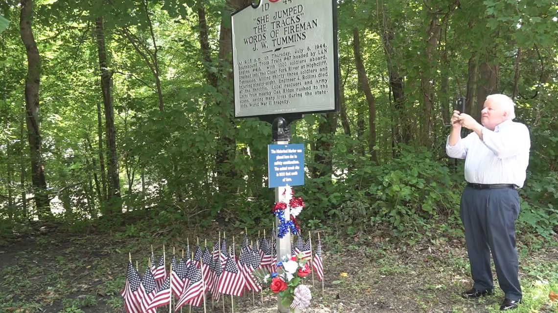 Marker dedicated to deadly 1944 Troop Train crash in Jellico