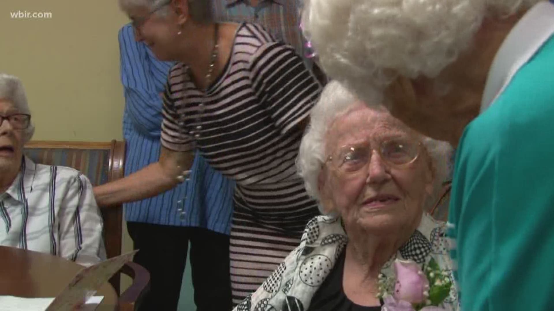 It's rare for anyone to turn 100, but one Knoxville senior center had two residents hit the milestone in a month.