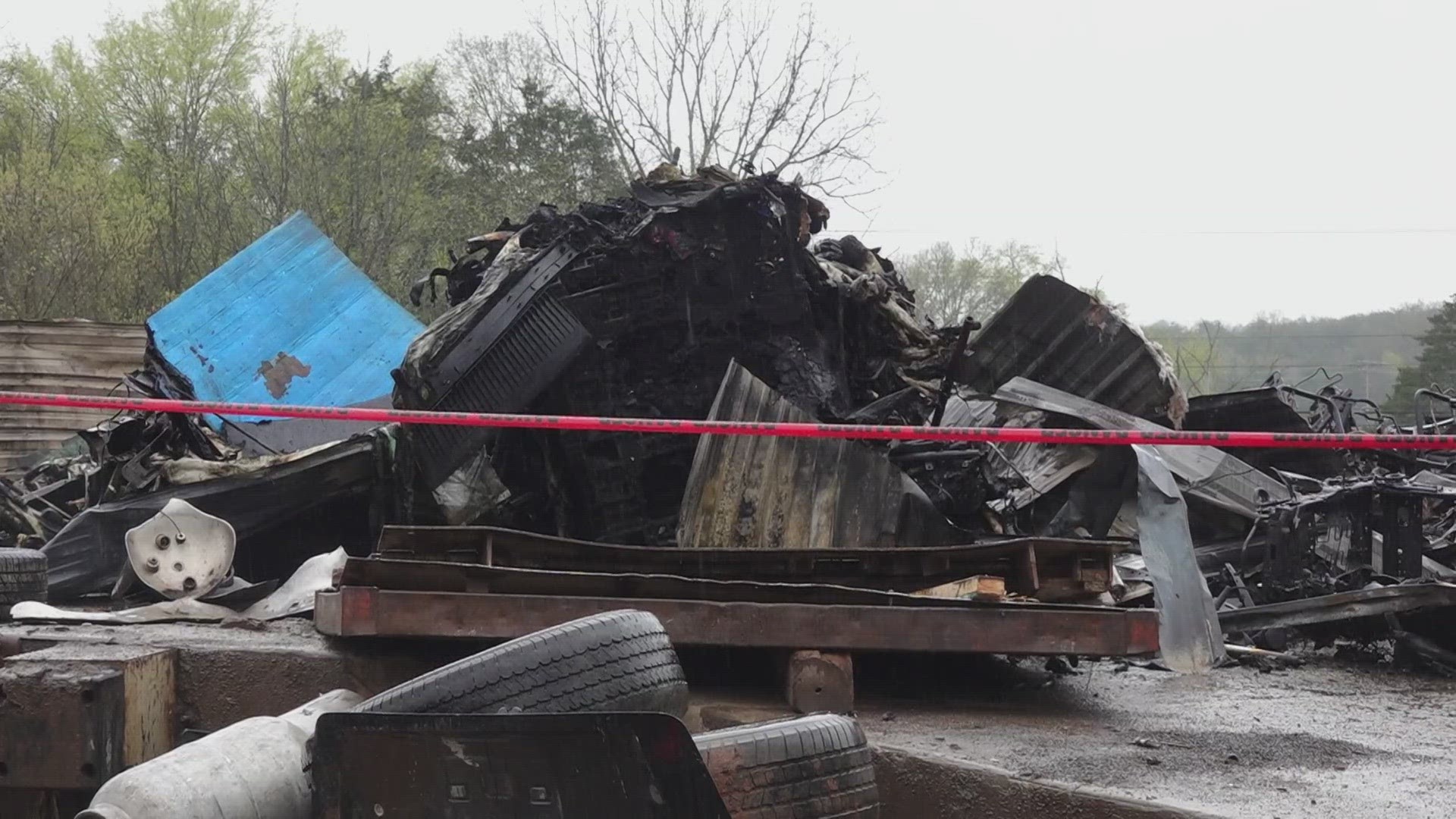 The Dandridge Fire Department Chief said between the cost of the building, the equipment inside and damaged cars, the estimated loss is about $1 million.