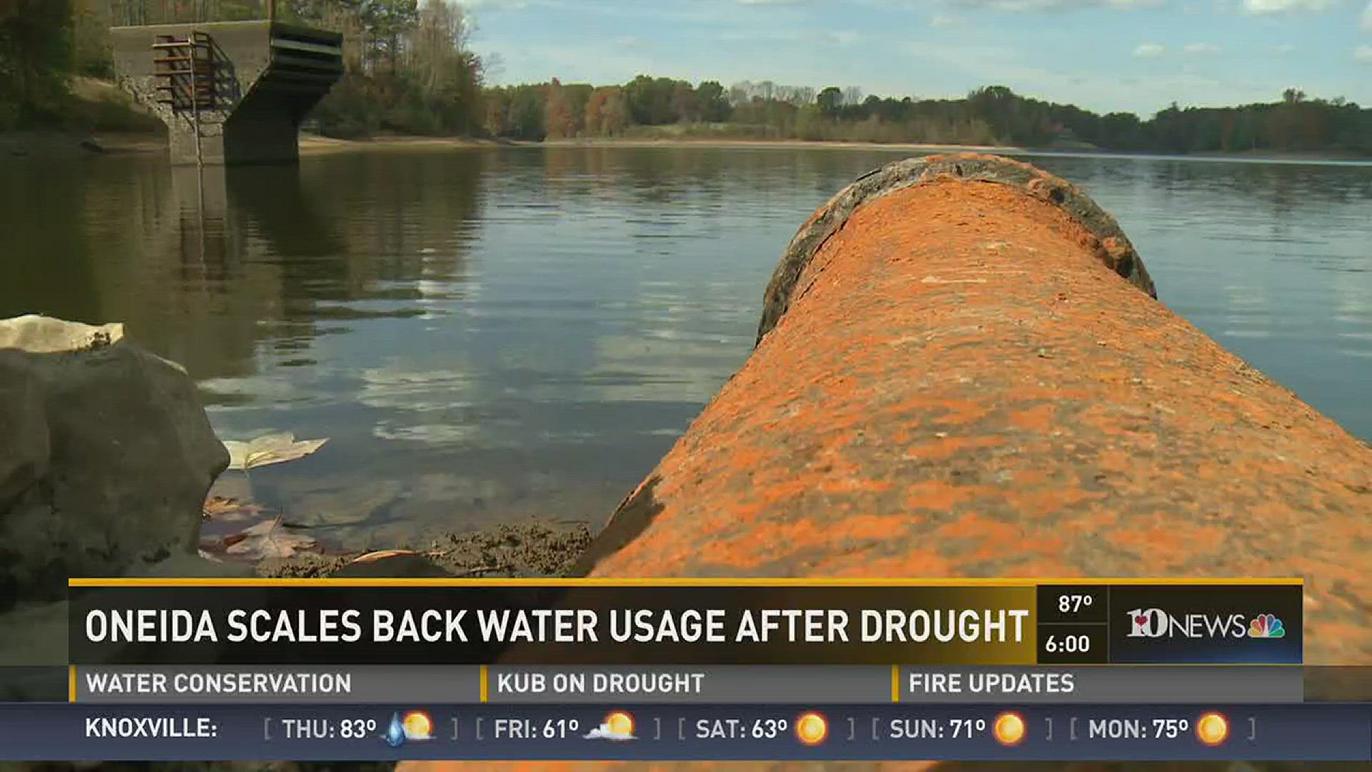 Oct. 19, 2016: Drought conditions are fueling wildfires and have towns throughout East Tennessee asking people to conserve water.