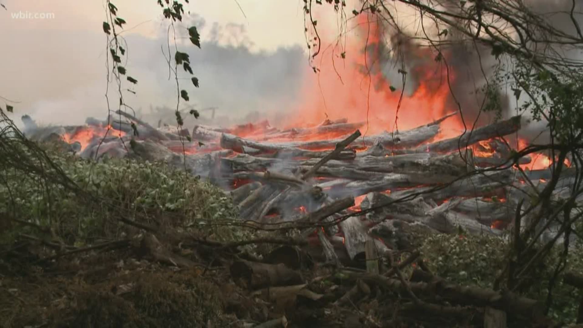 Authorities are warning the community just how quickly a fire can spread in this dry weather.