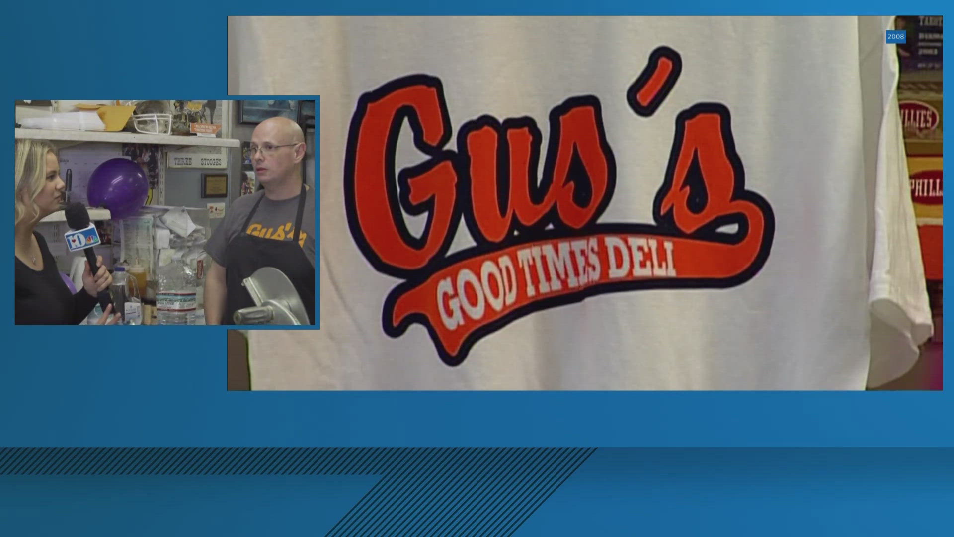 Gus's has persevered through a fire in the 90s and a pandemic and now it's celebrating four decades in service.