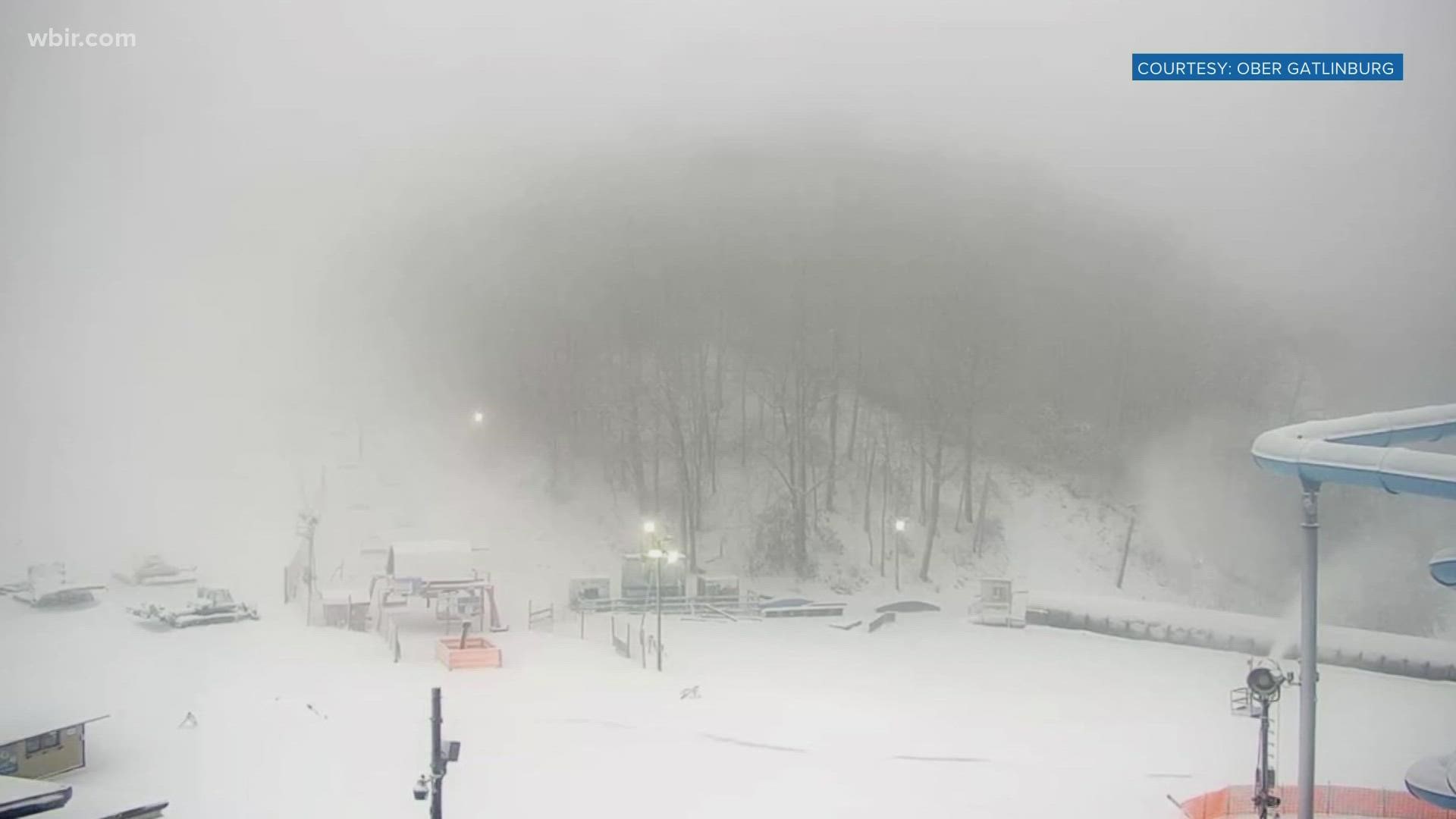 Ober Gatlinburg had been waiting that snow and cooler temperatures to arrive so they could welcome in skiers this winter.