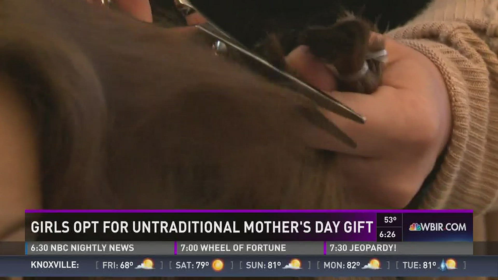 With Mother's Day just a few days away... twin girls from Campbell County... wanted to give their mom a non-traditional gift. WBIR 10news anchor Mary Scott shows us how this present will help a child battling cancer and didn't cost a dime.