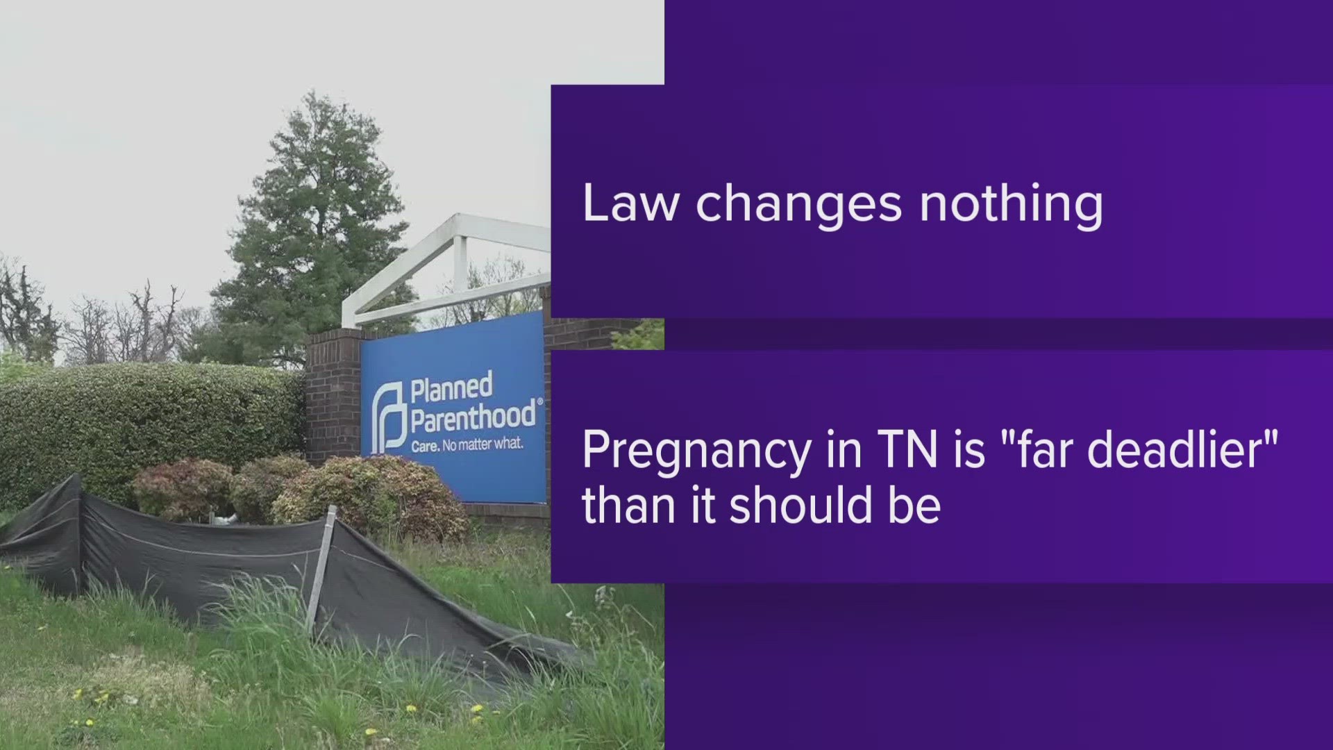 The bill also requires the state Department of Health to report the number of abortion treatments performed in Tennessee.