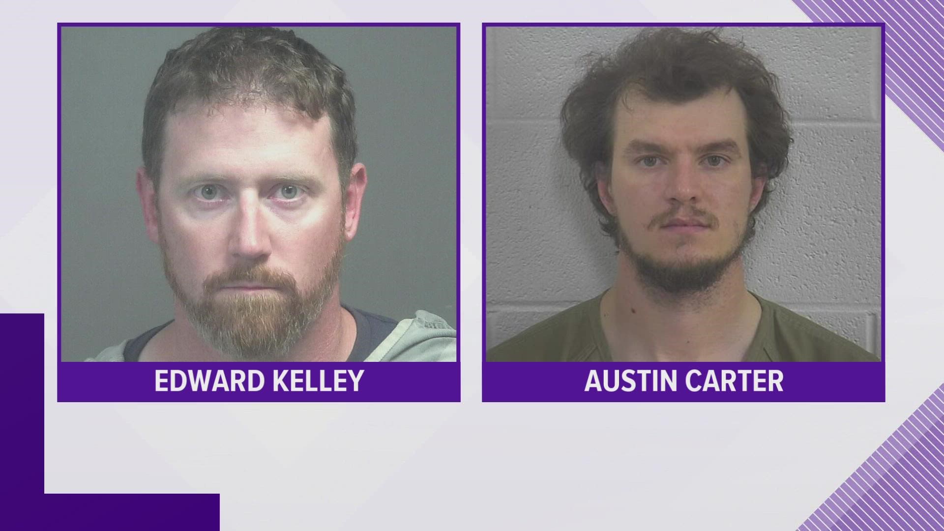 Edward Kelley and Austin Carter appeared Tuesday afternoon for an arraignment before U.S. Magistrate Judge Jill McCook in Knoxville.