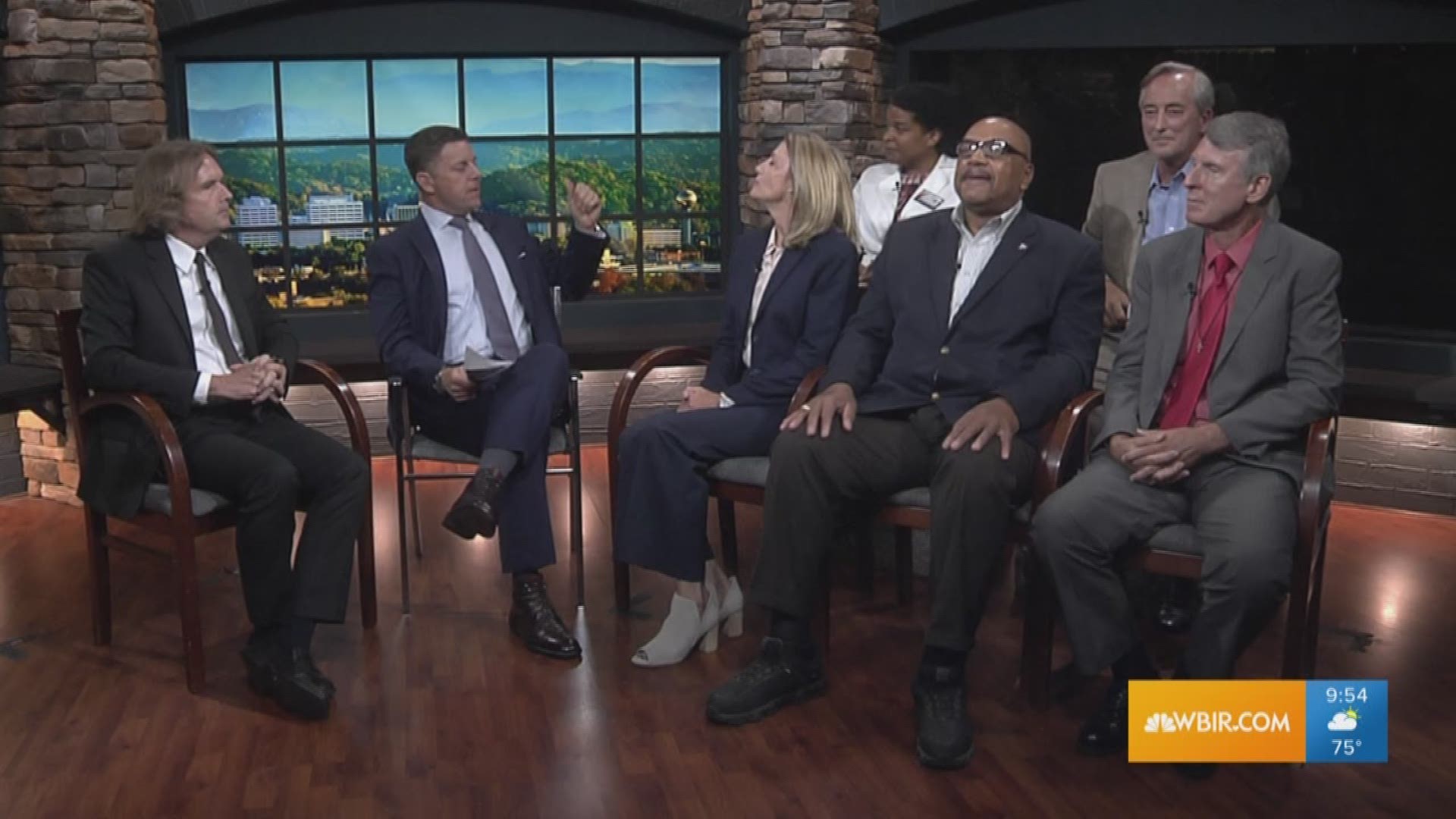 Knoxville City Council At-large C candidates Amy Midis, Hubert Smith, David Williams, Amelia Parker and Bob Thomas talk about their positions in the race.