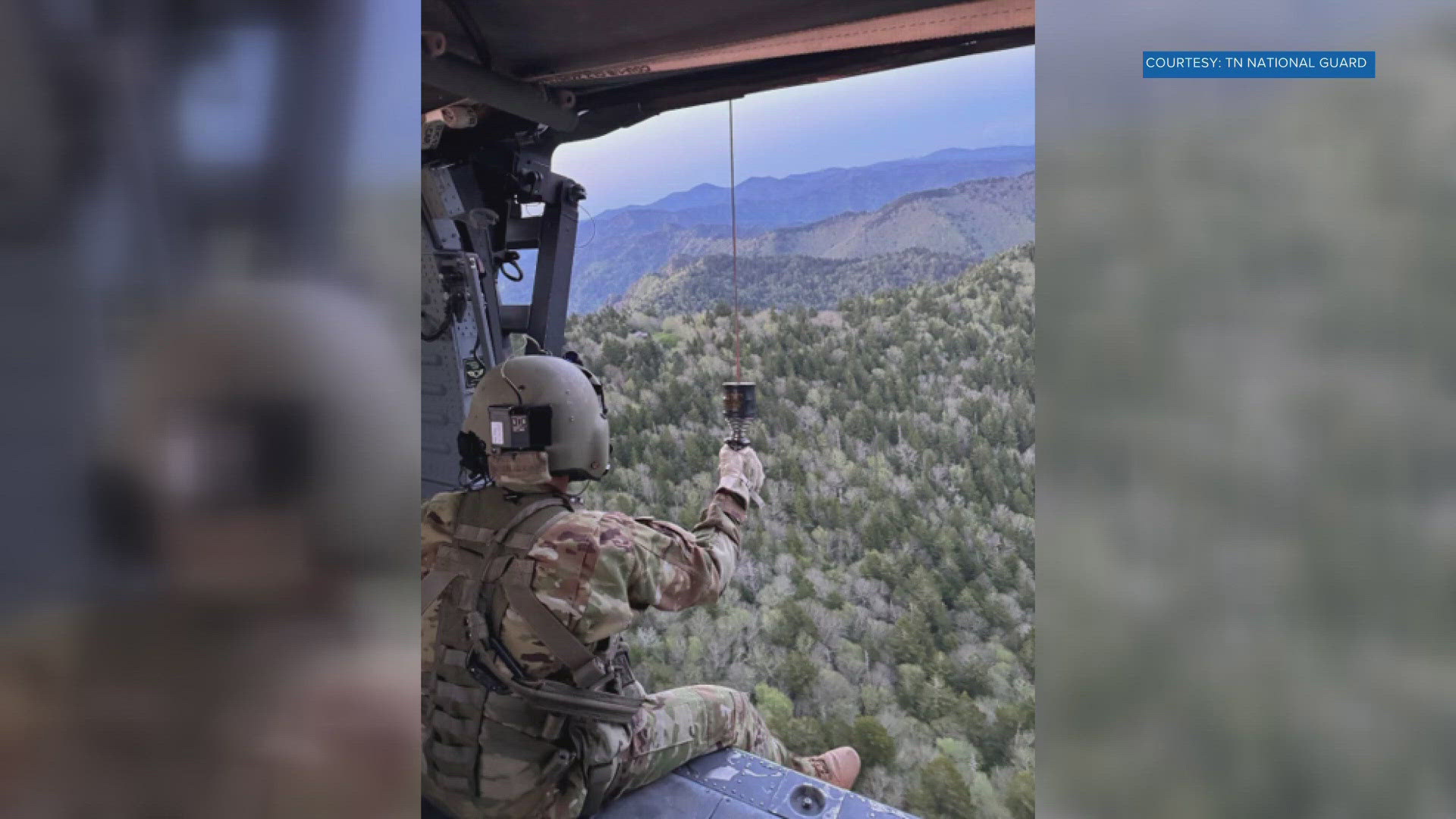 Crews located the hiker more than 5,000 feet above sea level at Icewater Spring Monday evening, according to the Tennessee National Guard.