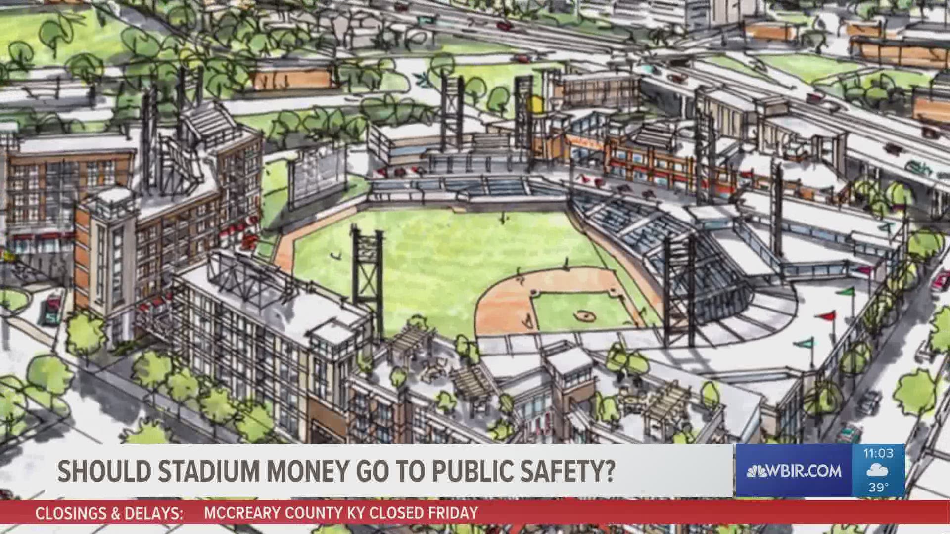 Many people have said that investing in public safety makes more sense than investing in a new stadium in downtown Knoxville.