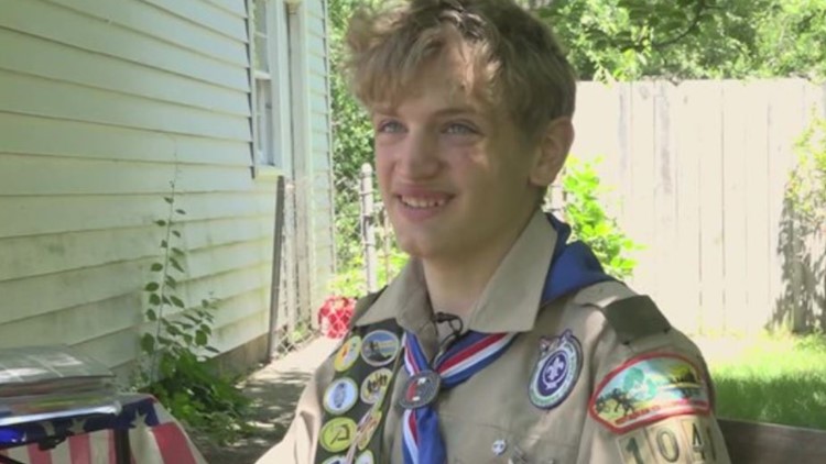 14-year-old Eagle Scout earns all 139 merit badges