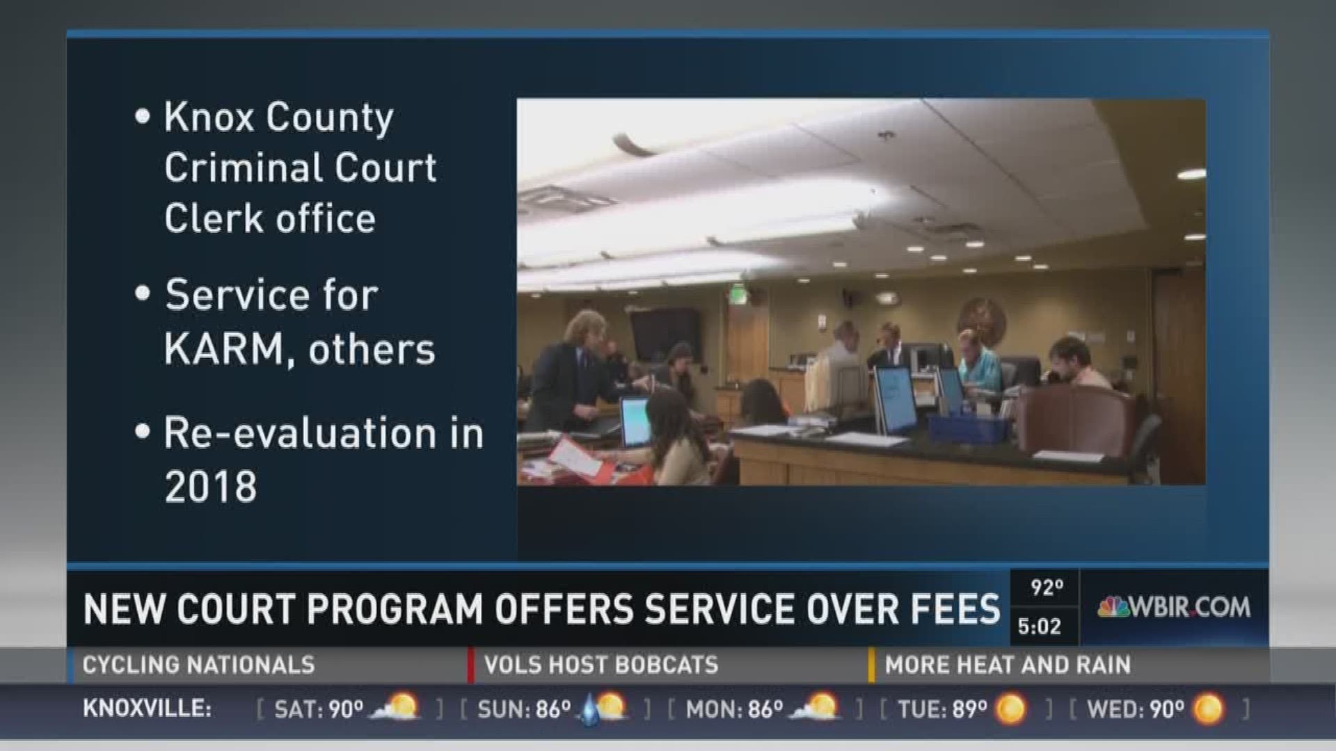 Knox County leaders on Monday will lay out the details to a new pilot program that gives local judges the power to offer community service - rather than issue stiff fines and fees - to thousands of indigent defendants.