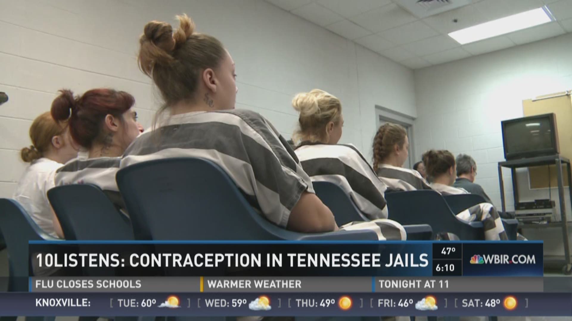 Jan. 30, 2017: An estimated 90 percent of the women in Tennessee jails are serving time because of drugs. An expanded health department initiative is offering long term birth control options to women in jail to help reduce the problem of drug-dependent ba