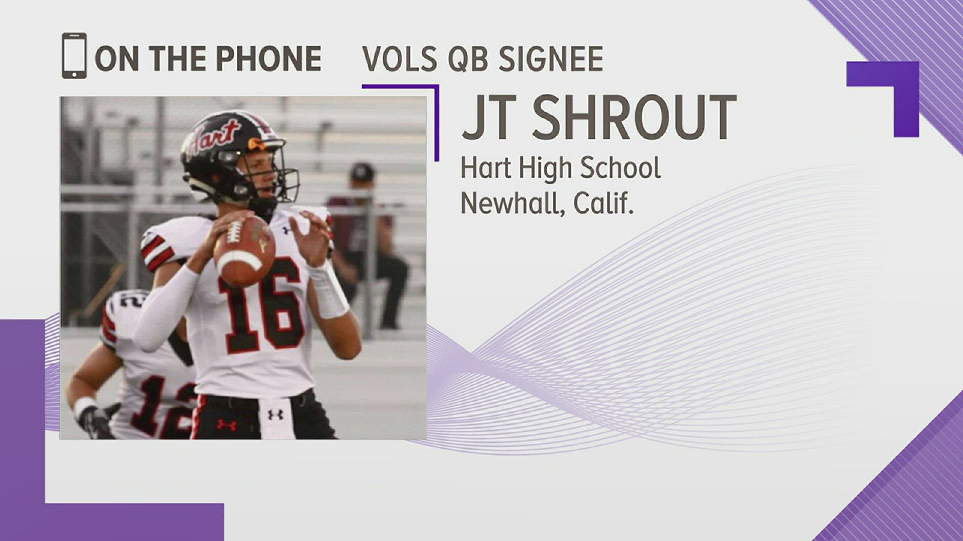 Three-star quarterback from California, JT Shrout picked the Vols on Wednesday, signing with Tennessee a day after decommitting from Cal. WBIR 10Sports Anchor Patrick Murray interviewed Shrout on the phone on Thursday.