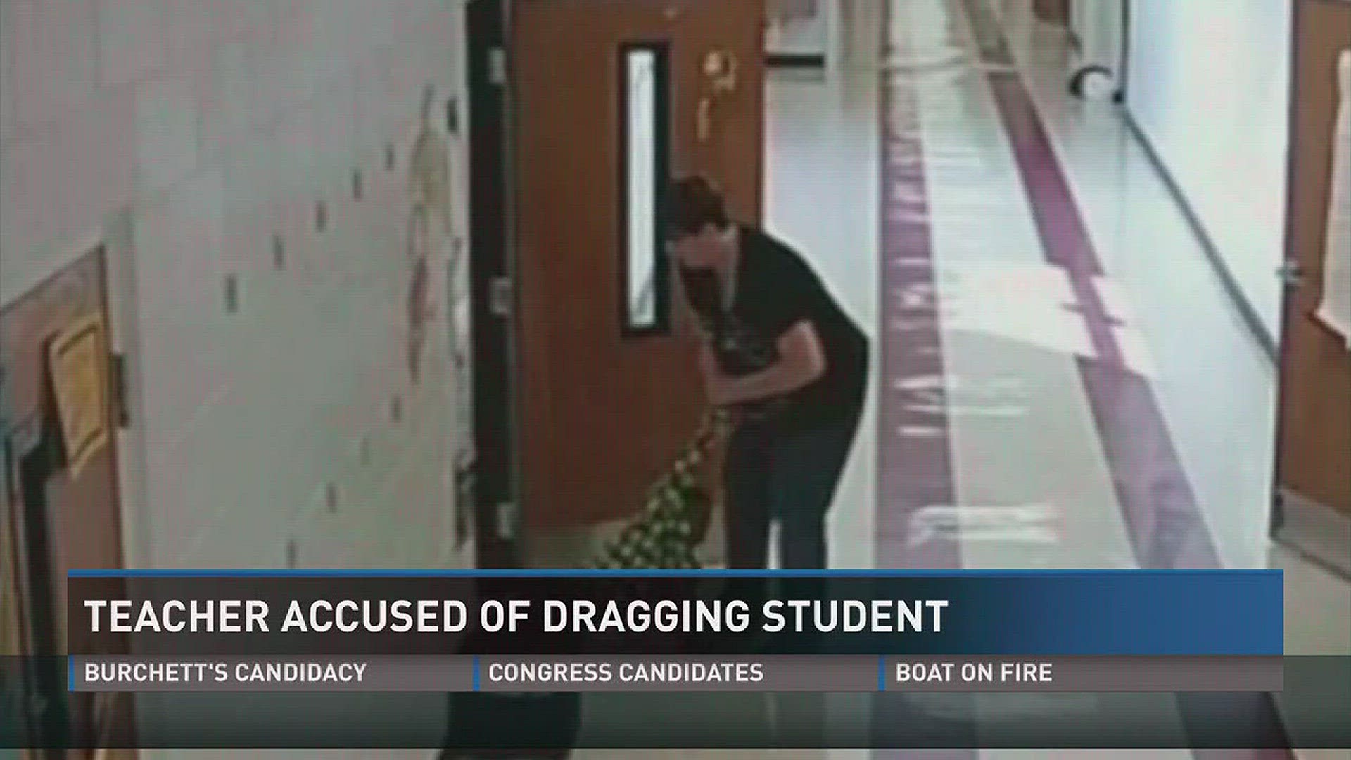 A Clarksville teacher is accused of dragging a student with autism out of the classroom.
