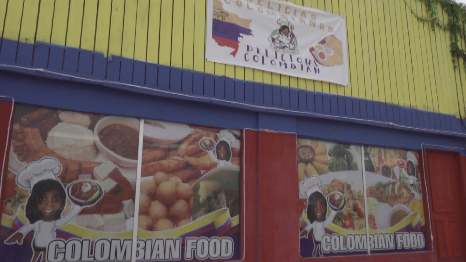 The family restaurant specializes in Colombian cuisine and is built on love.