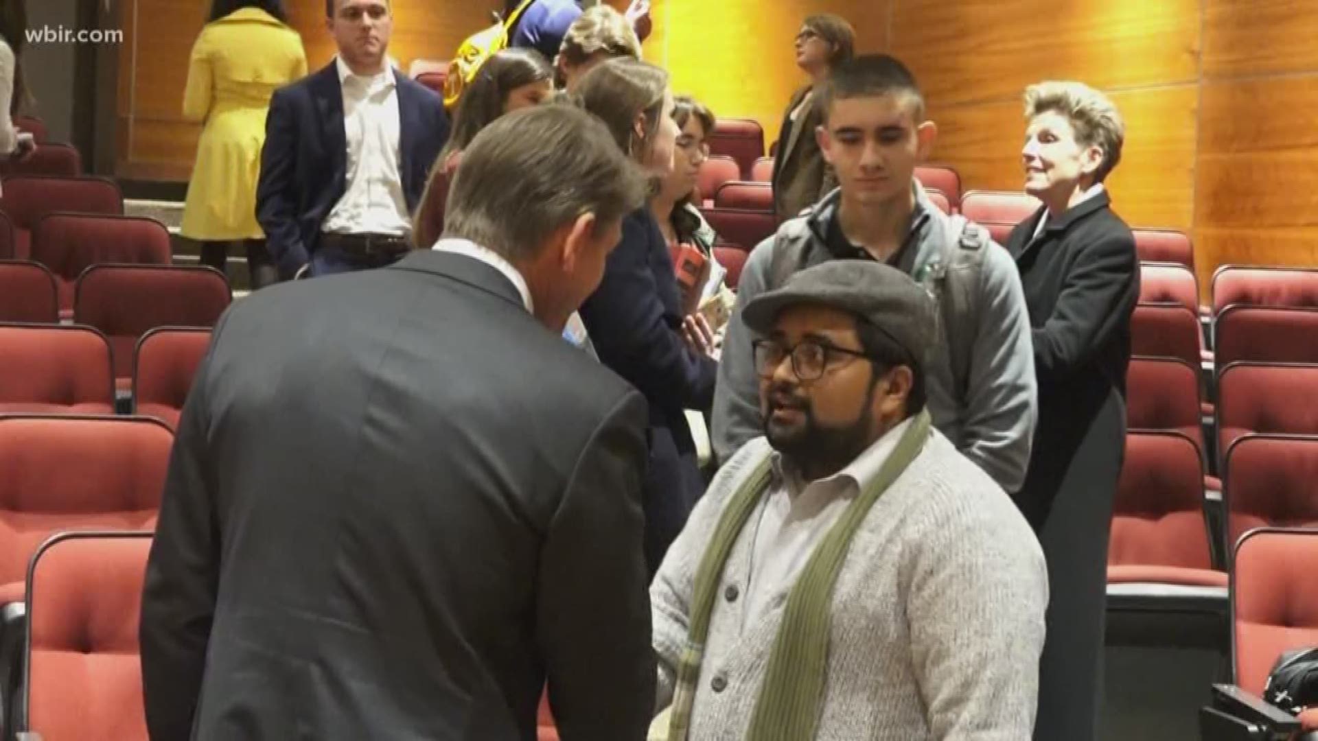 UT students are making their campus concerns known to new interim UT system president Randy Boyd