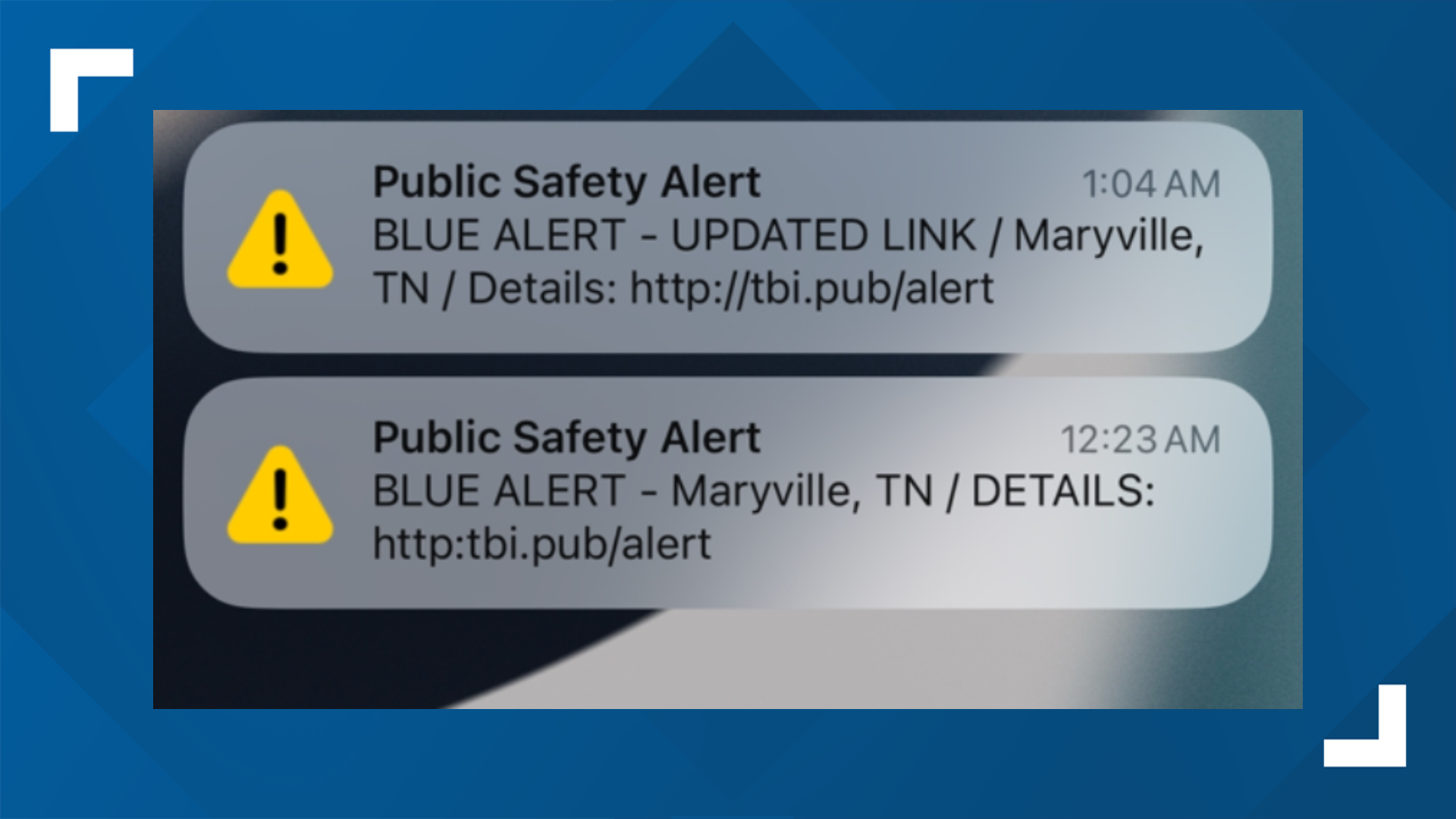 Why did I get a Blue Alert? | wbir.com