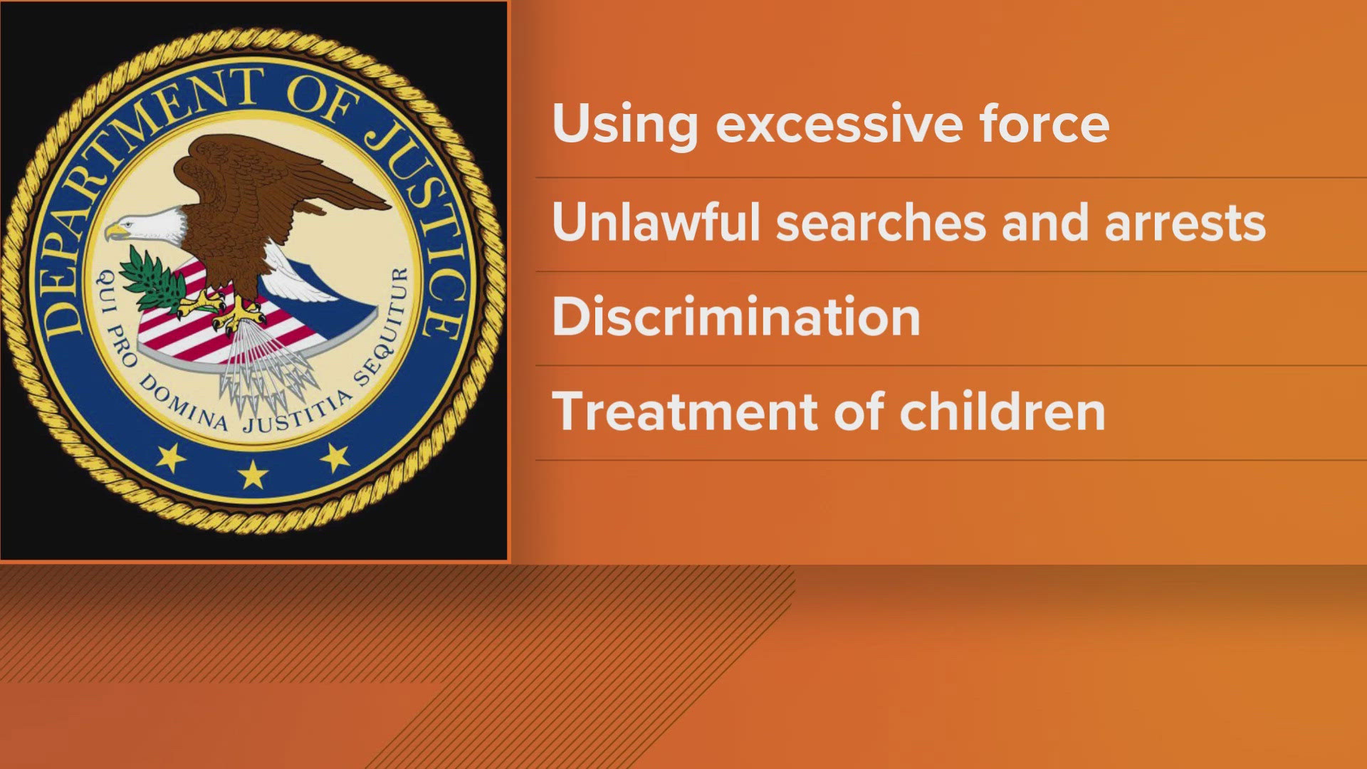 An investigation showed that MPD used excessive force, conducted unlawful stops, searches and arrests and discriminated against Black people.