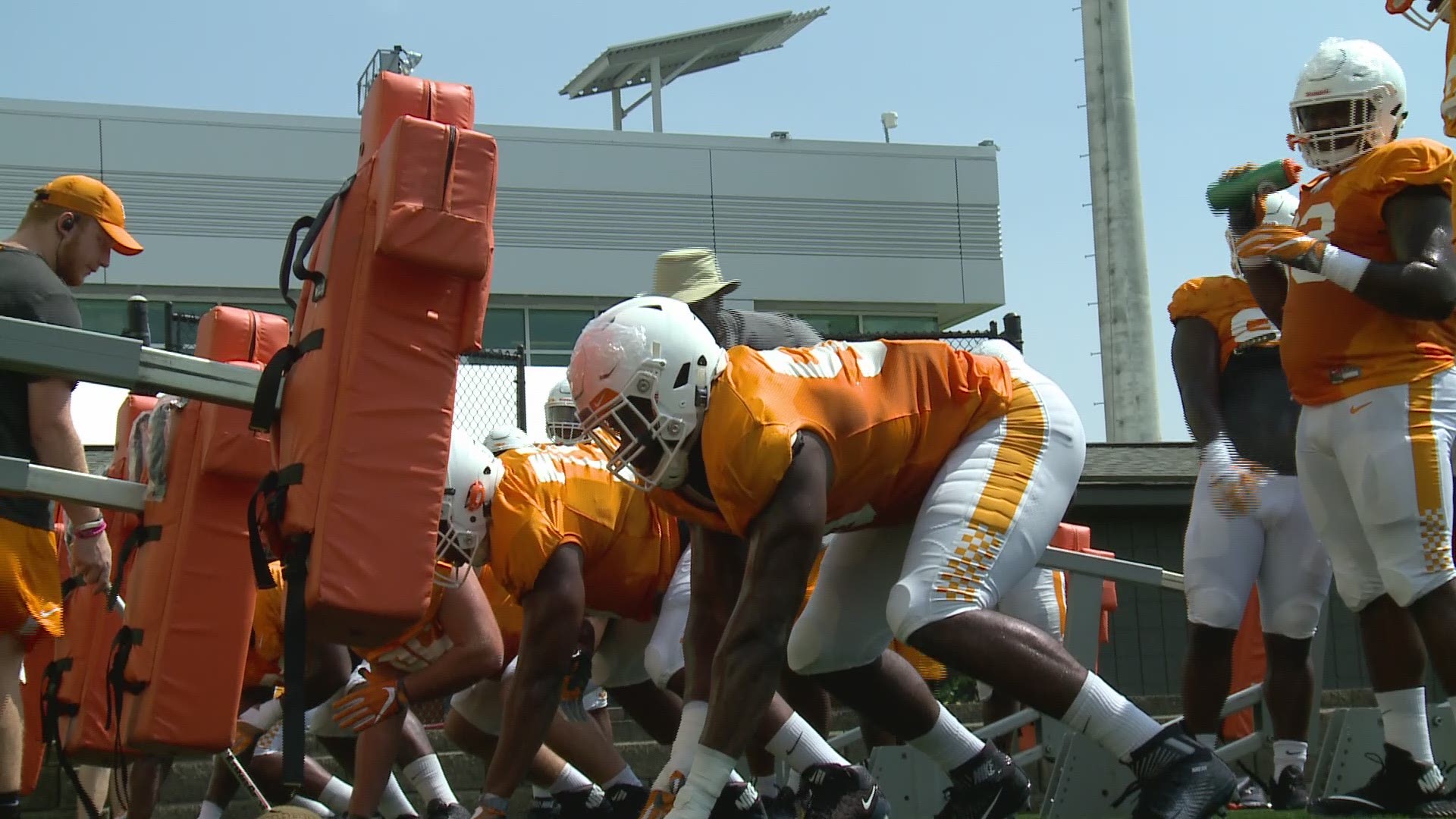 The Vols practiced out on Haslam Field on Tuesday afternoon with less than two weeks to go until the first game on September 1.