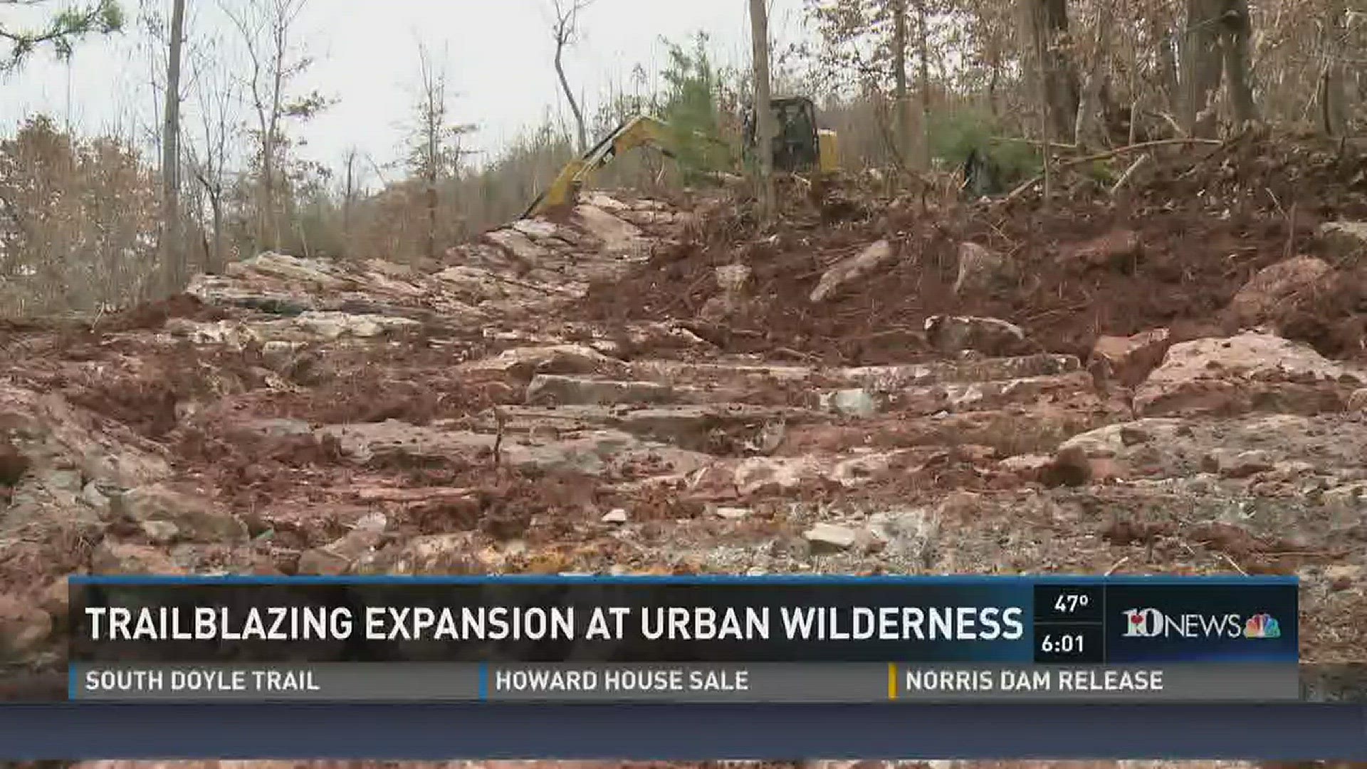 Big progress for Knox bike trail construction at Baker Creek Preserve ...