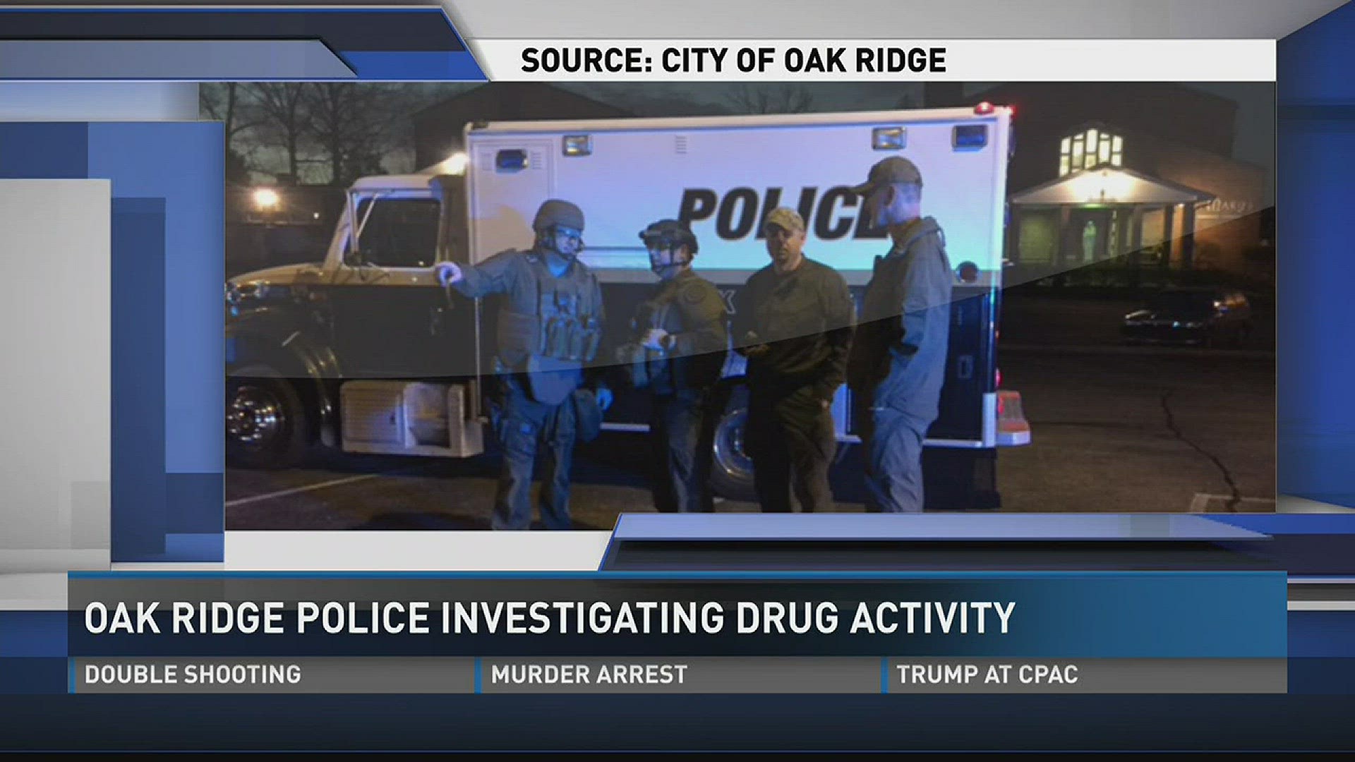 Charges are pending after the Oak Ridge Police Department SWAT team served a search warrant on Friday morning.