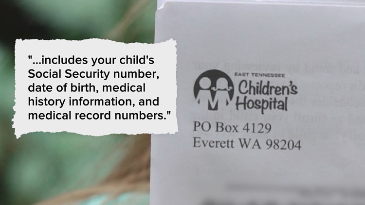 'Sick to my stomach' | Families notified data at East TN Children's Hospital may have been compromised