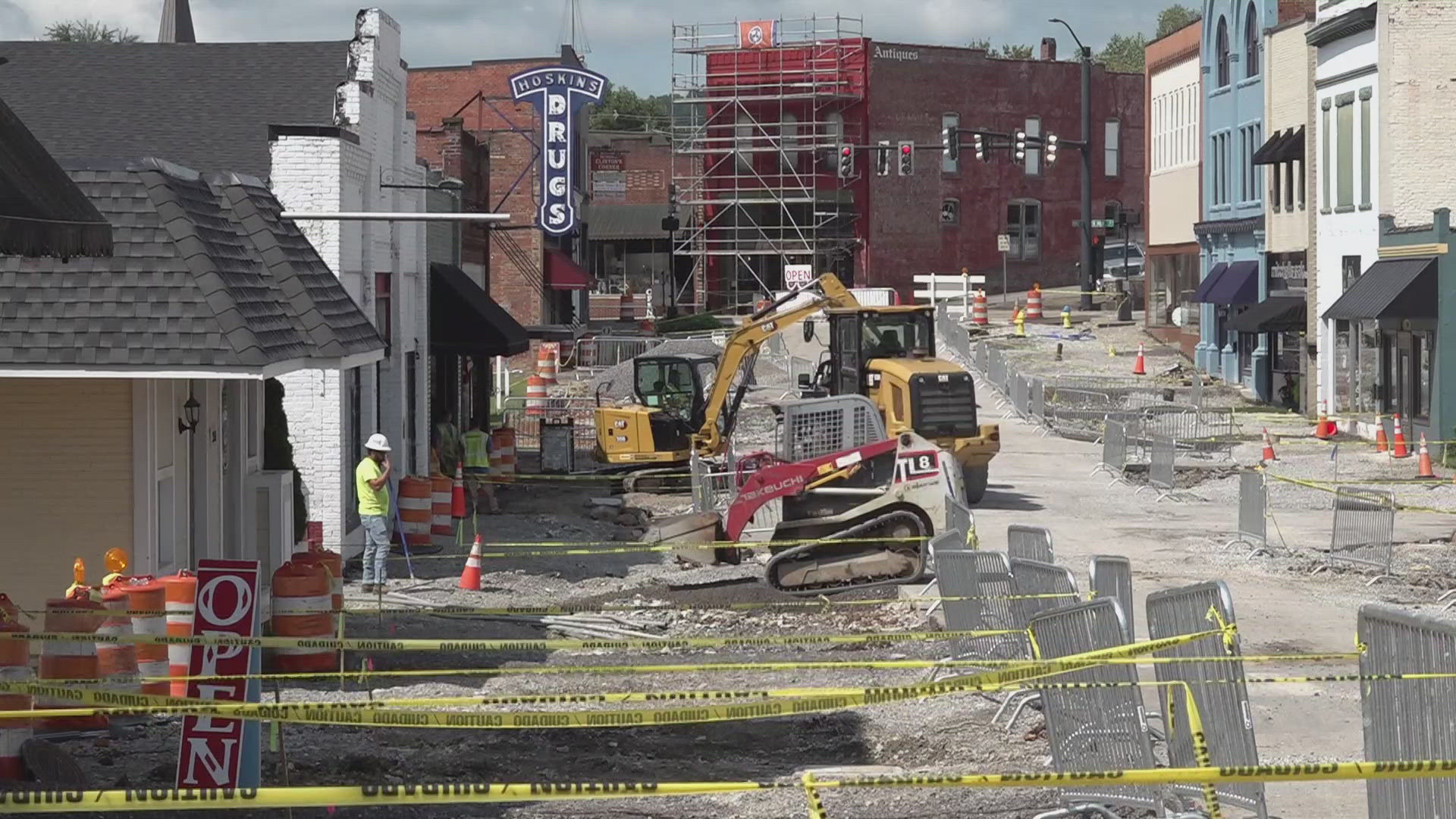 Downtown Clinton construction project expands to Main Street | wbir.com
