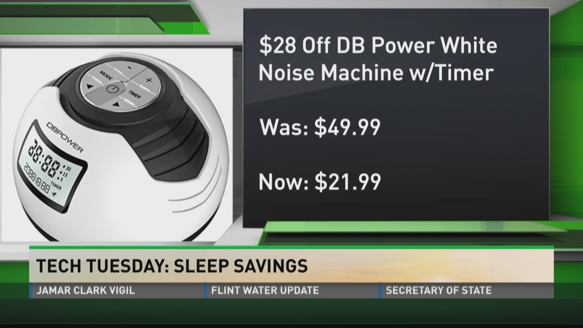 Money man Matt Granite shows how to save on a gadget that helps people sleep.