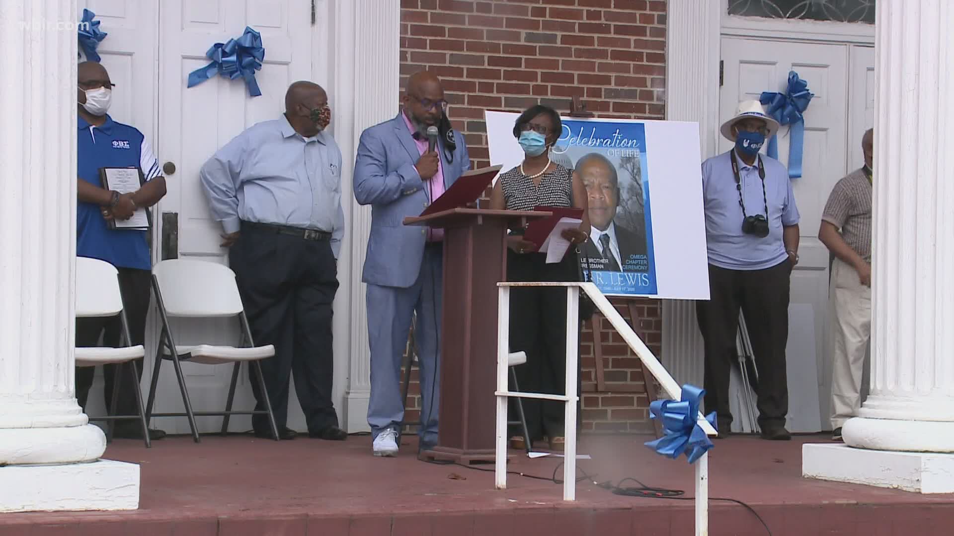 People honored the life of the civil rights icon at the Greater Warner Tabernacle AME Zion Church in East Tennessee.